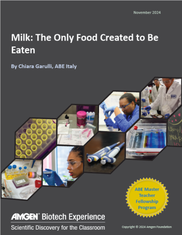 Milk: The Only Food Create to Be Eaten